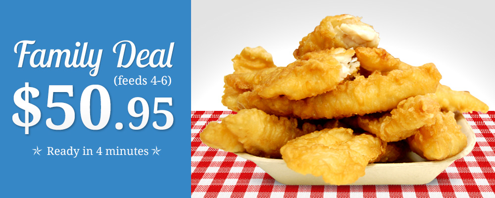 Newfoundland's Own Fish & Chips - Family Deal $50.95